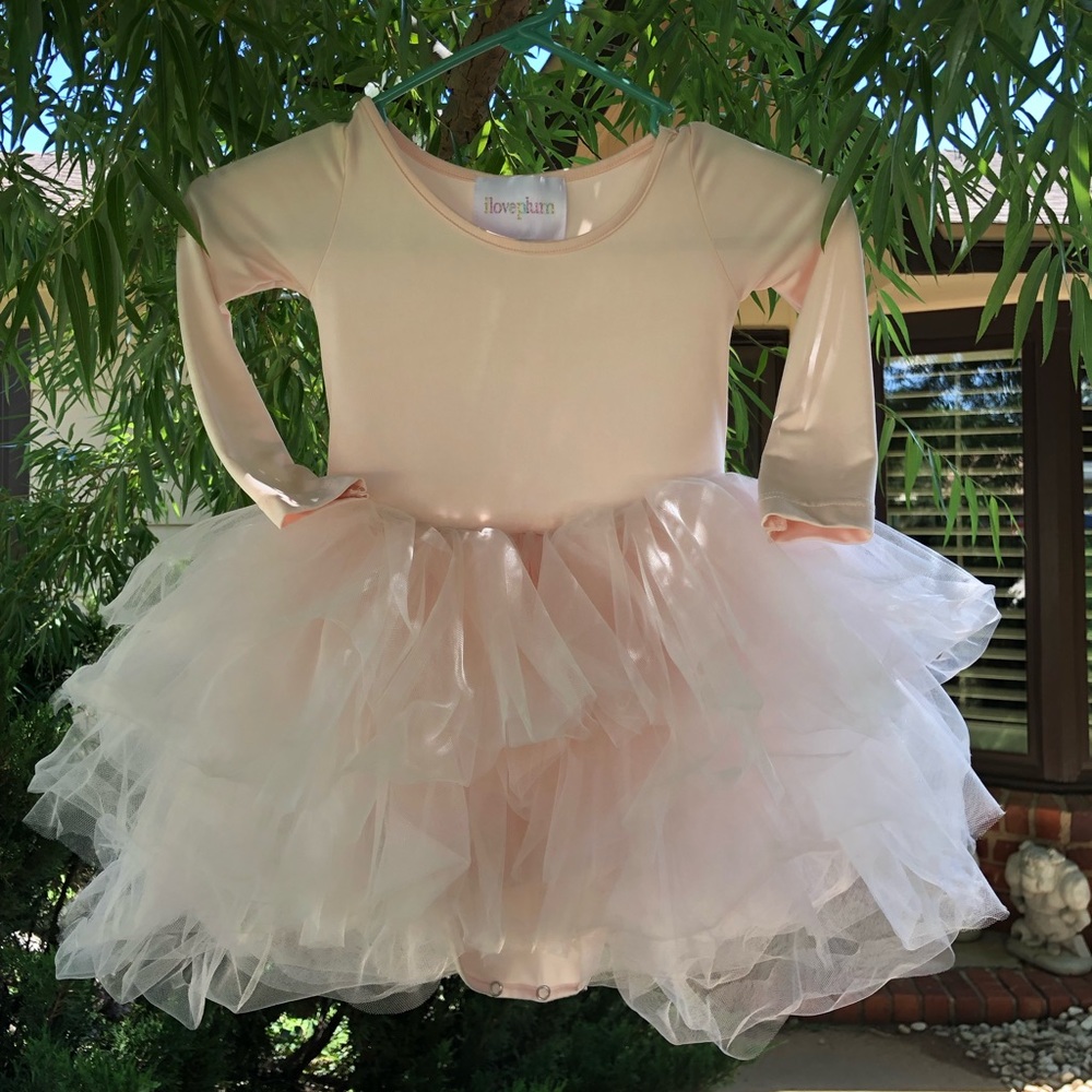 I love plum girls tutu dress
